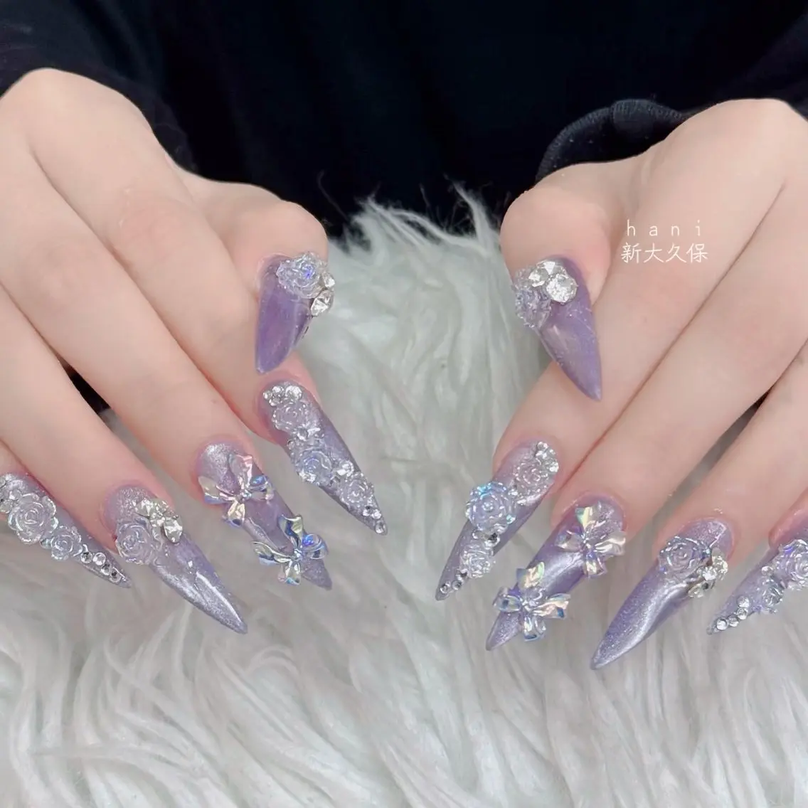 ネイル フットネイル フレンチネイル グラデーション 韓国ネイル ロングネイル ハンドネイル Hani Nail Salonのネイルデザイン