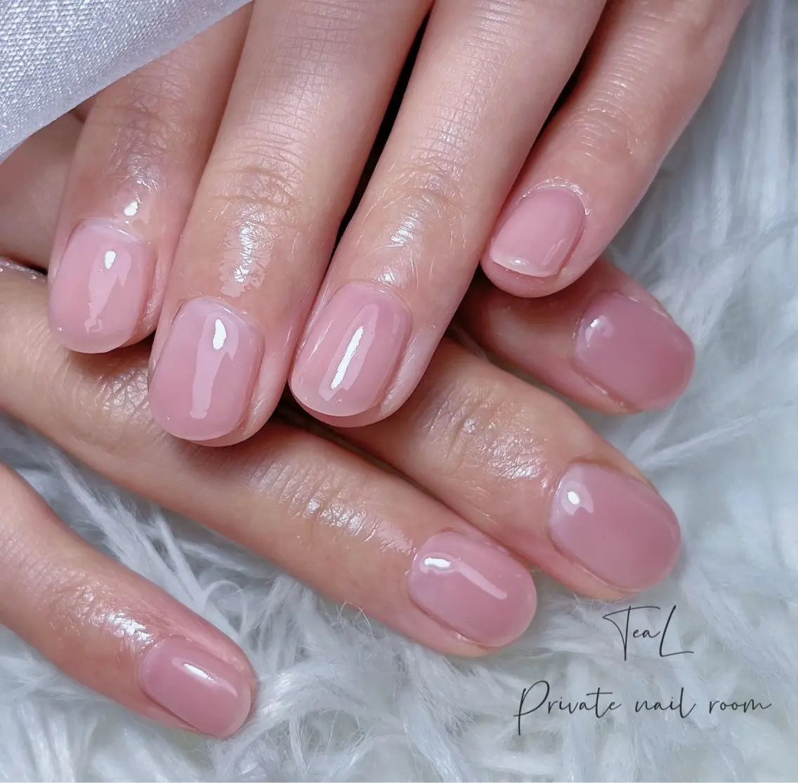 ネイル ワンカラーネイル シンプルネイル ハンドネイル TeaL nailのネイルデザイン
