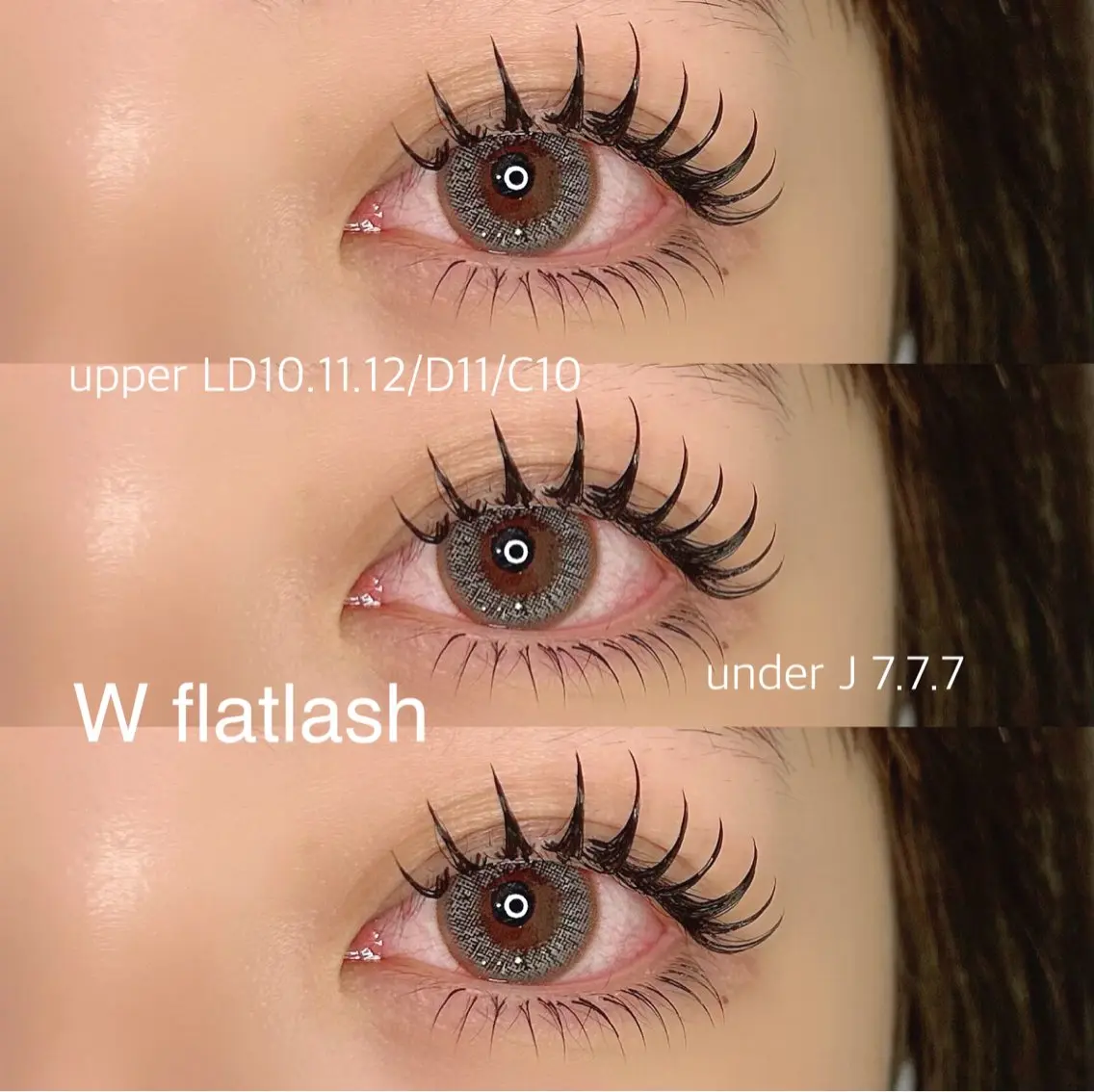 束感&持続💖W flat(ダブルフラット)100本［9500円］120本［10500円］💖【再来＋1000円】の写真