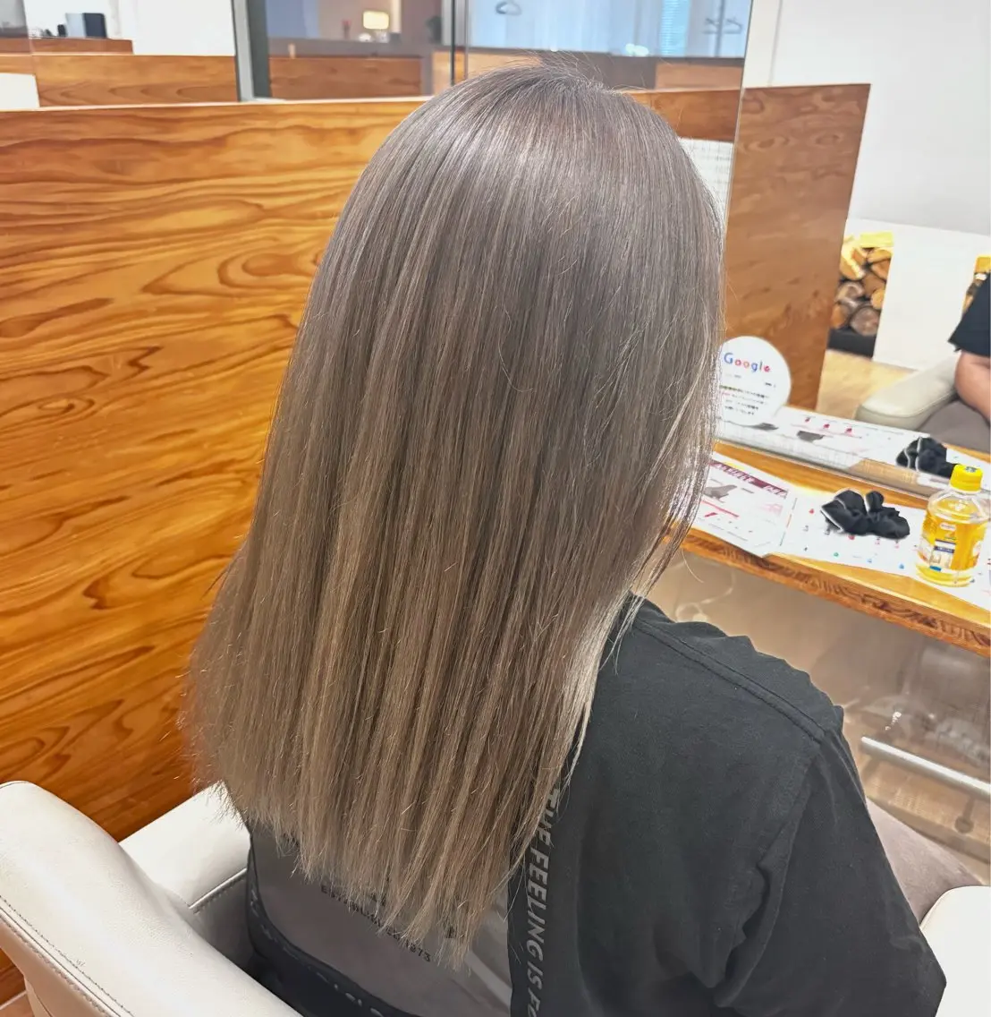 ロング カラー ベージュカラー ブリーチ 🌻須藤瑞希🌻 カット/艶カラーのマツエク・マツパデザイン