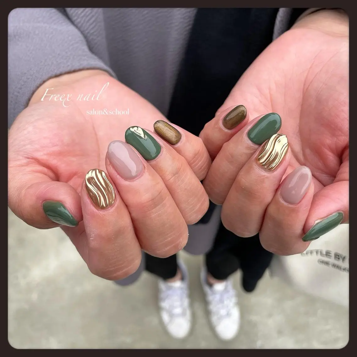 ネイル ハンドネイル ハンドケア freex nail /ニュアンス/個性派のネイルデザイン
