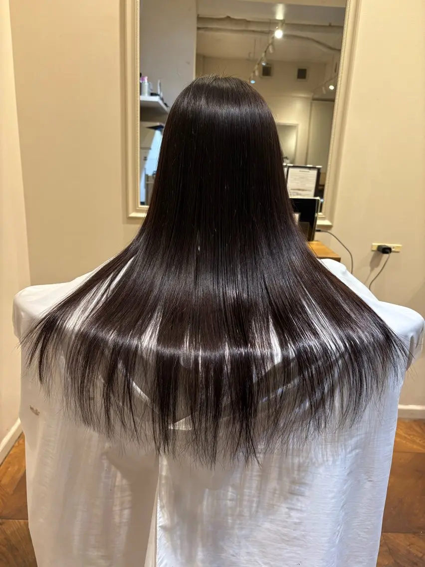 ロング 髪質改善 トリートメント 伊藤 利澄のヘアスタイル