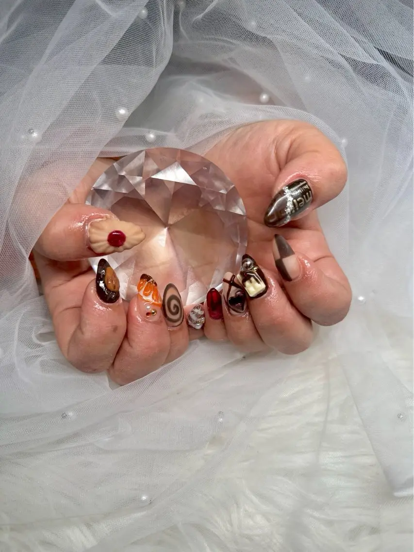 ネイル バレンタイン ハンドネイル JillNails Niinaのネイルデザイン