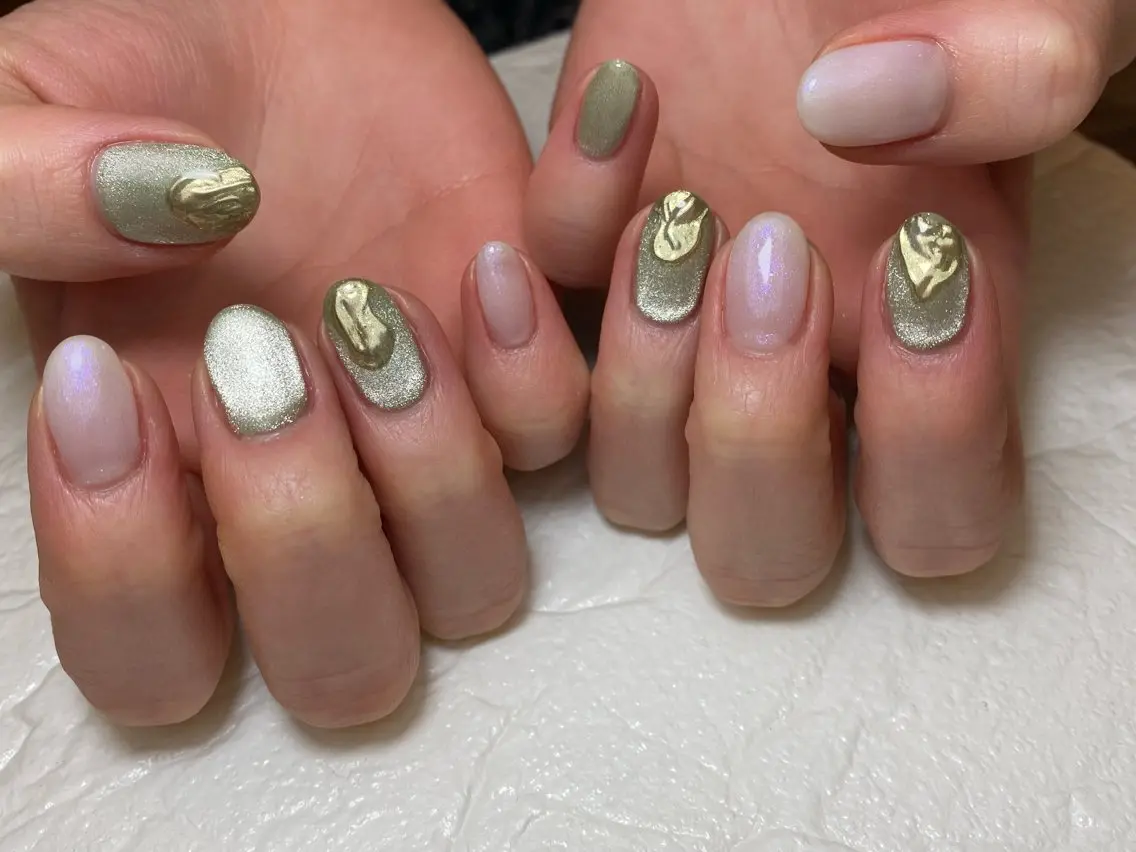ネイル ニュアンスネイル MIKA 🍊のネイルデザイン