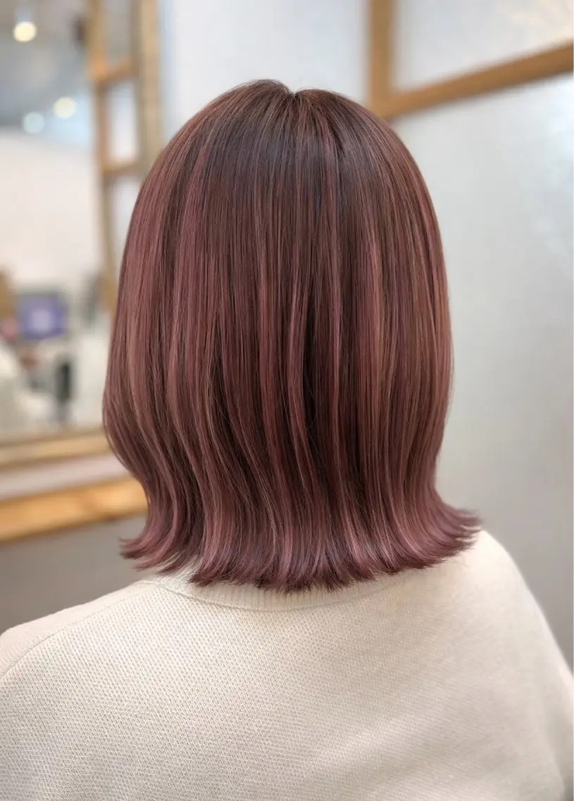 ミディアム カラー カット ヘアカラー トリートメント 【enil代表】 杉林和哉のヘアスタイル