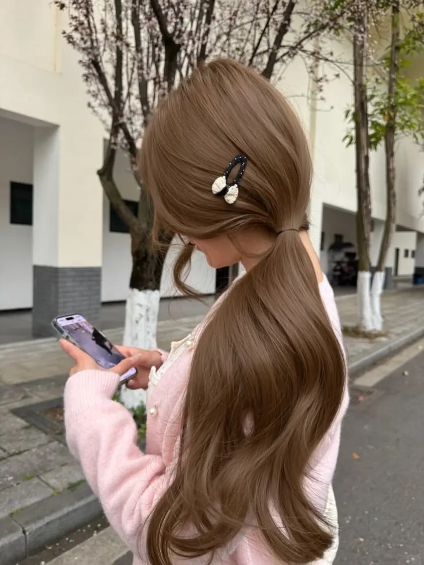 《秋先取りカラー🎶🧸》ブラウン・ベージュ系カラー➕トリートメント✨️🌼の写真