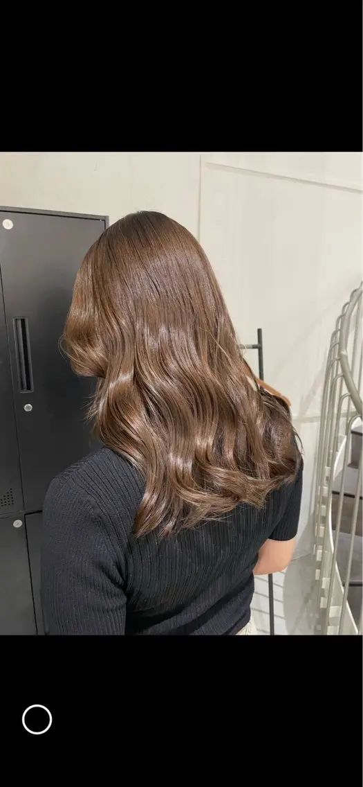 ロング カラー 大阪 天王寺 attraitななかのヘアスタイル