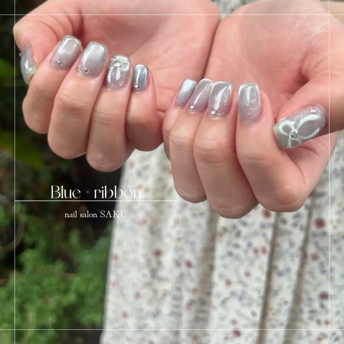 ネイル ニュアンスネイル シンプルネイル SAKU nail 作島茜のネイルデザイン