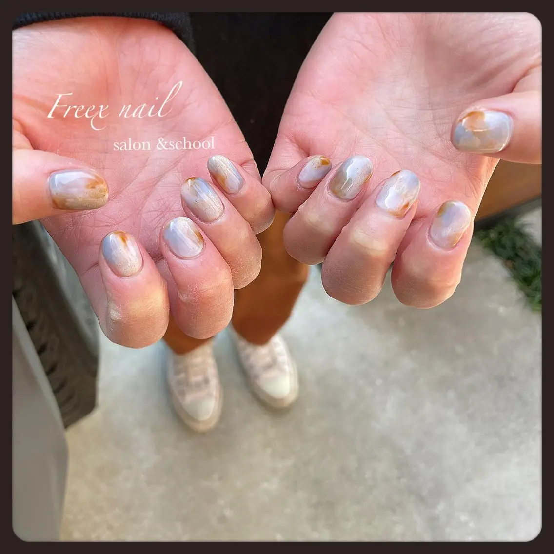 ネイル ハンドネイル ハンドケア freex nail /ニュアンス/個性派のネイルデザイン