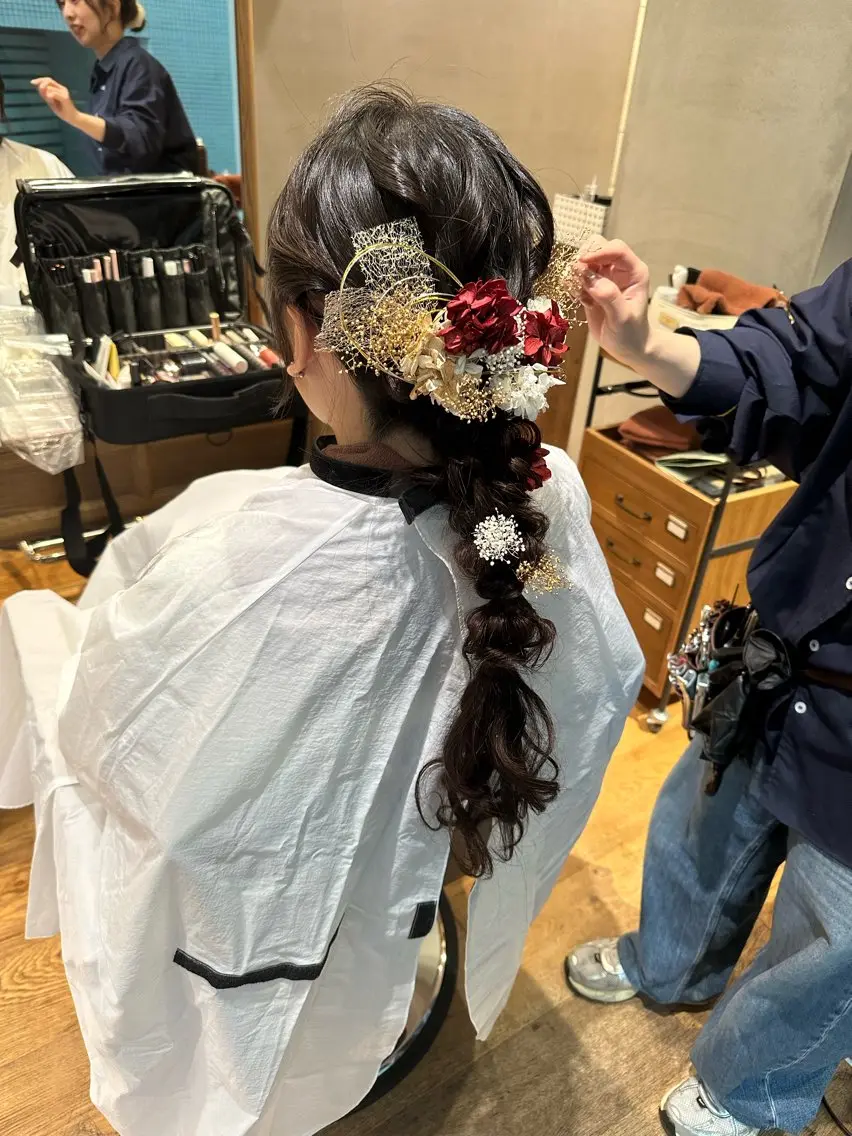 ヘアアレンジ iroha/大阪梅田 /ニュアンスカラーのヘアスタイル