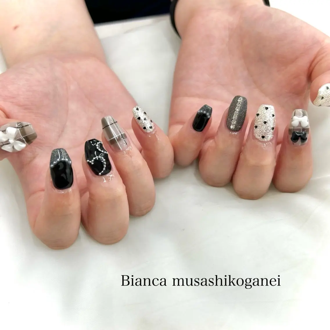 ネイル ハンドネイル Bianca 武蔵小金井 ほしののネイルデザイン