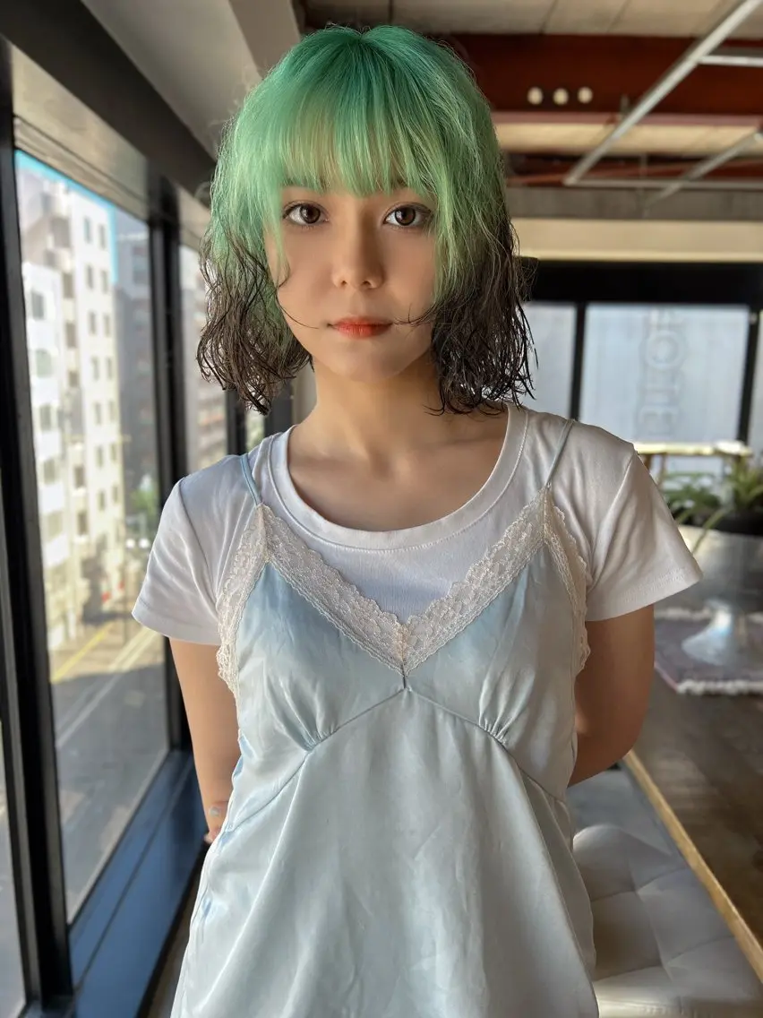 ショート カラー カット ヘアカラー トリートメント ダブルカラー/ 艶髪/SHISEIのヘアスタイル