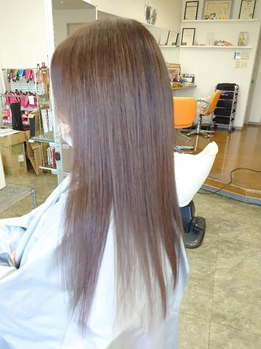 ロング 石井 潤一のヘアスタイル