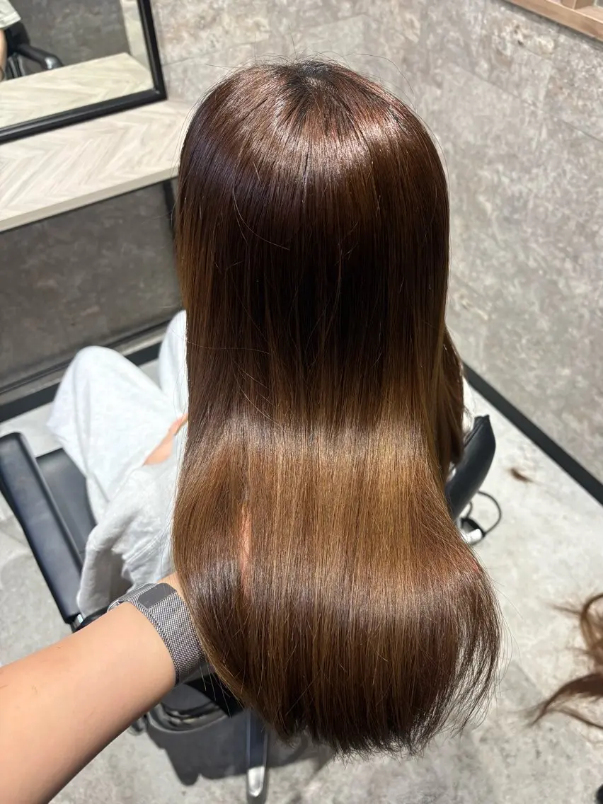 ロング カラー カット ヘアカラー トリートメント NIKO/名古屋/ 髪質改善/艶髪のヘアスタイル