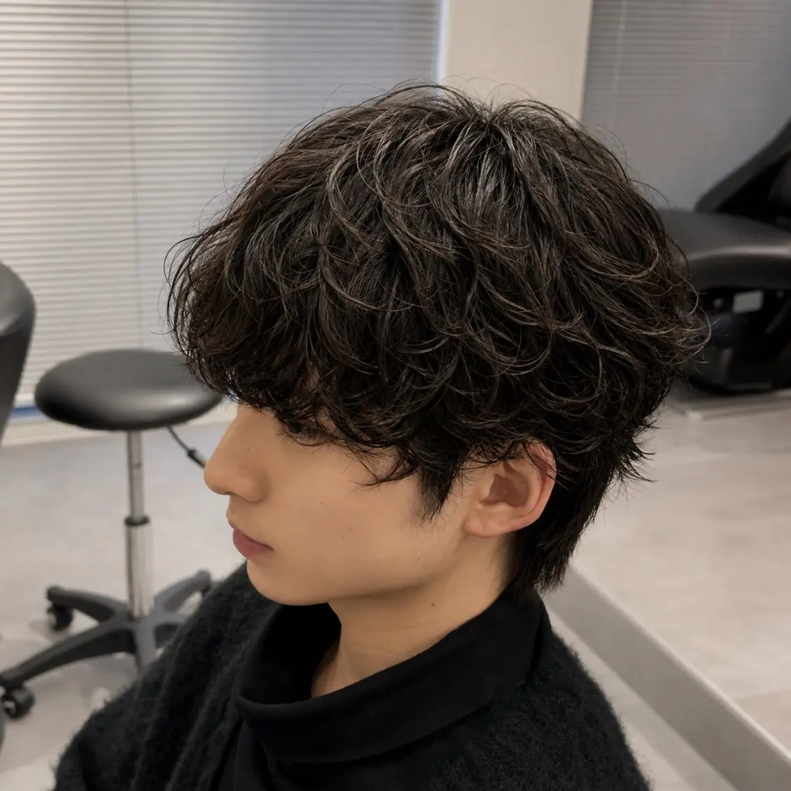 ショート パーマ メンズ パーマ 🌀メンズパーマ特化 名古屋/shu🌀のヘアスタイル