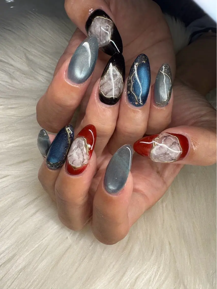 ネイル 大理石ネイル(マーブル) Tam Tam Nailのネイルデザイン