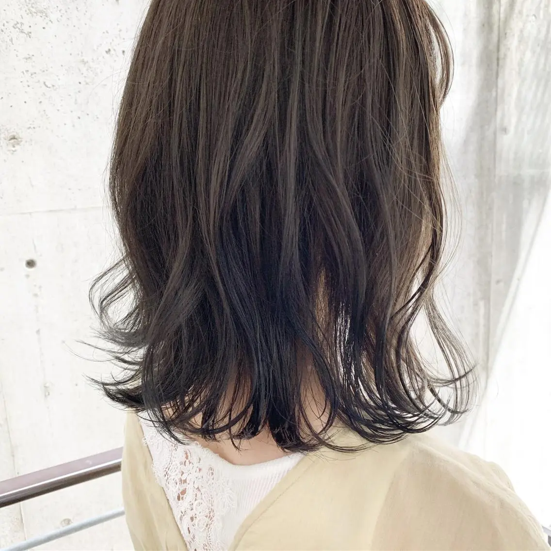 ミディアム ヘアカラー フリーランス 美容師 cayocoのヘアスタイル