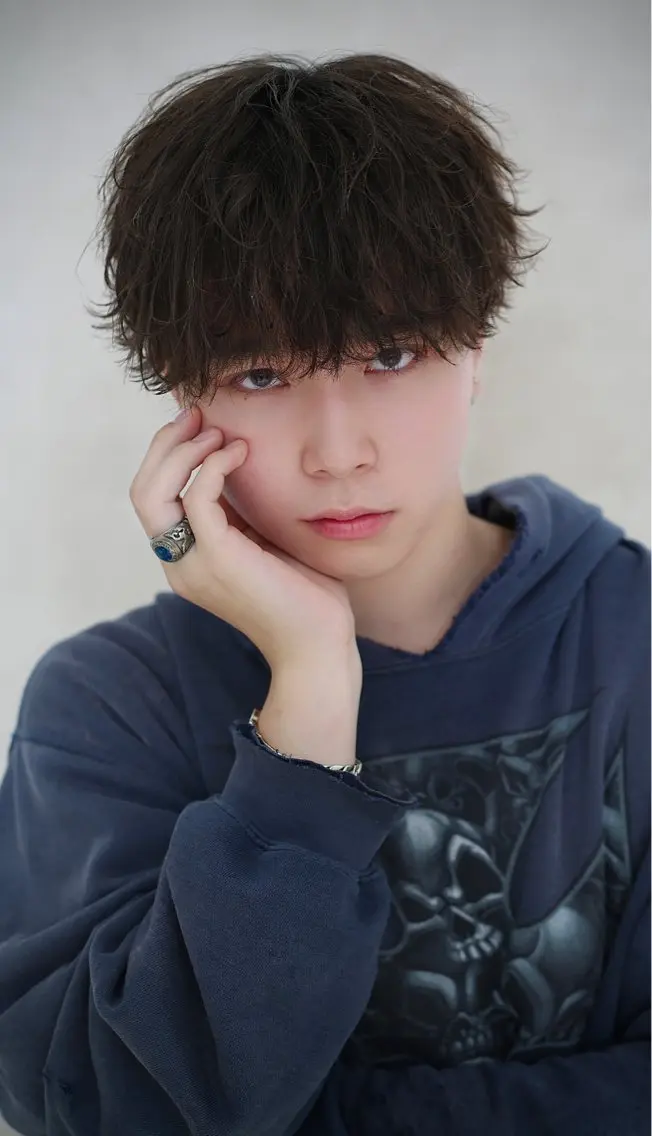 メンズカット&シャドウパーマの写真