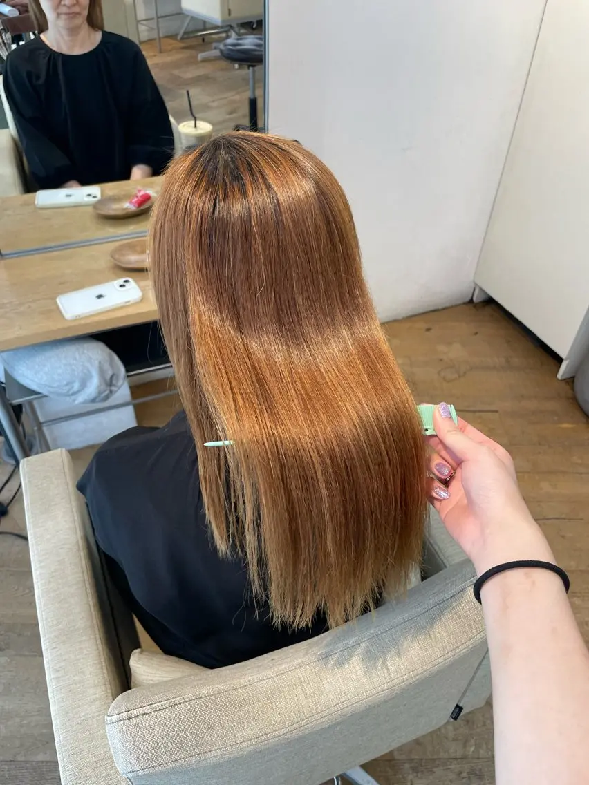 【❣️レディース限定❣️】酸性縮毛矯正(30%OFF)✨の写真