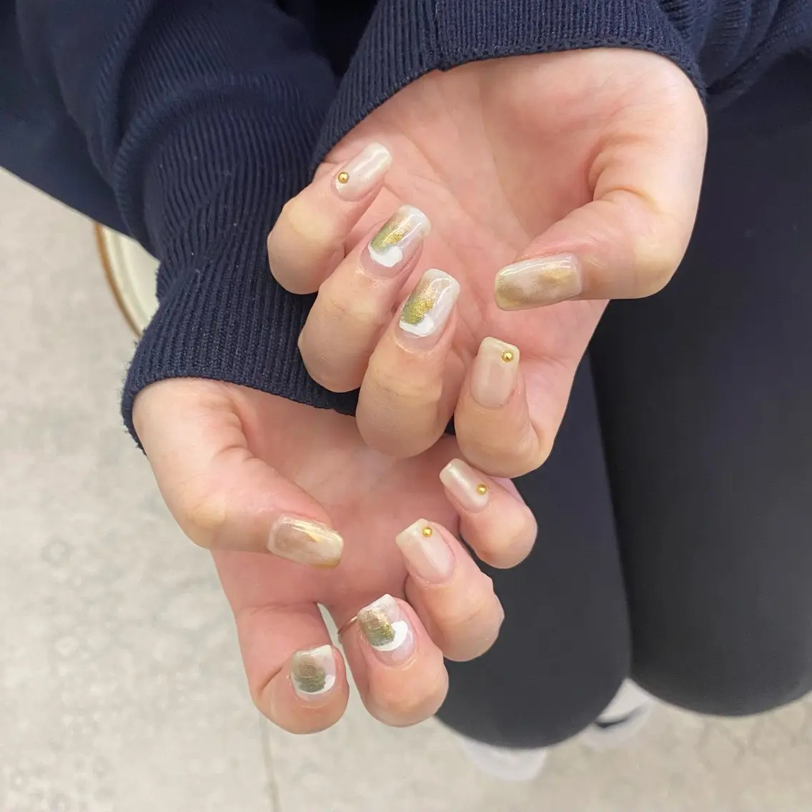 ネイル クリアネイル ハンドネイル nail salon muuのネイルデザイン