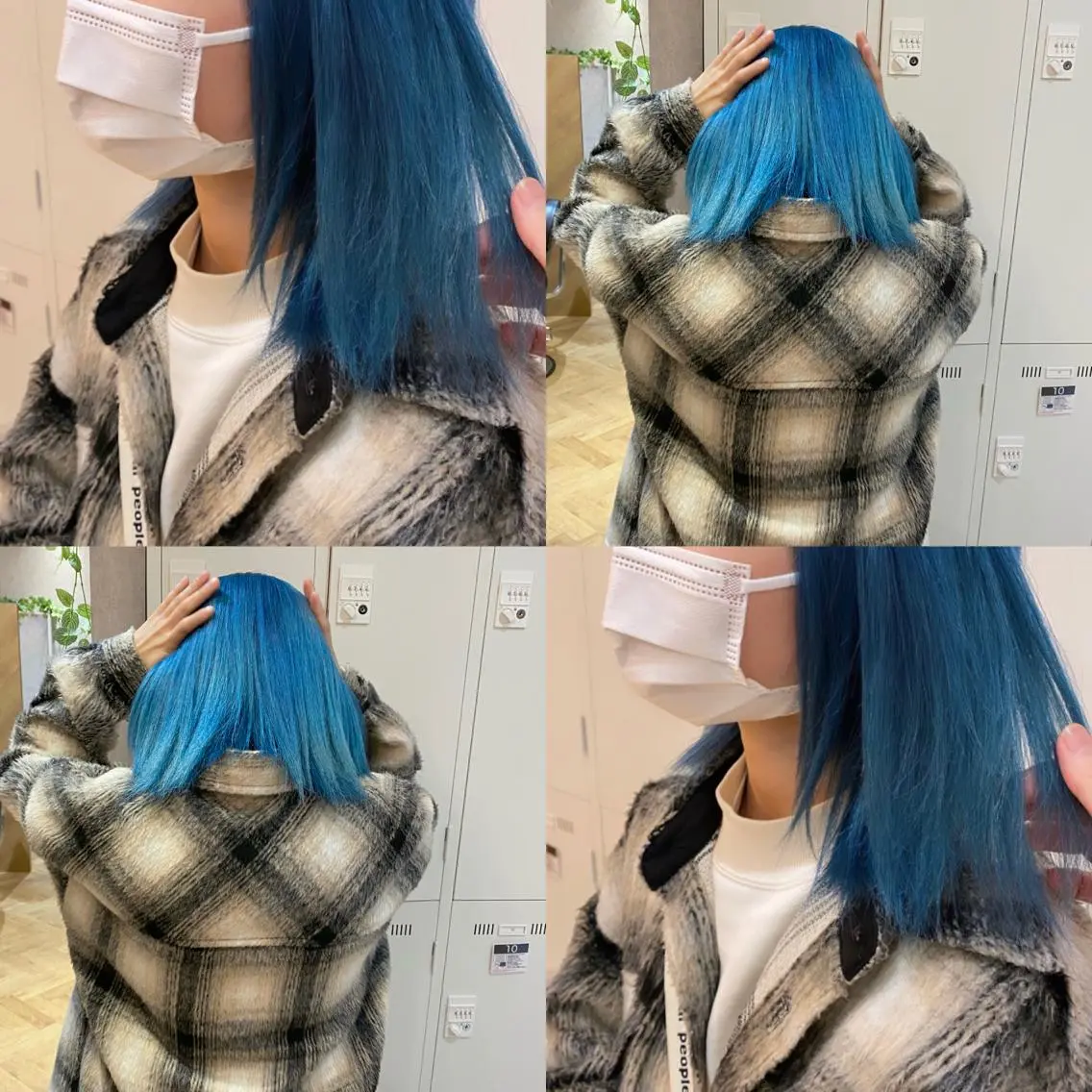 カラー ブルーカラー Erina レイヤー/似合わせ♡のヘアスタイル