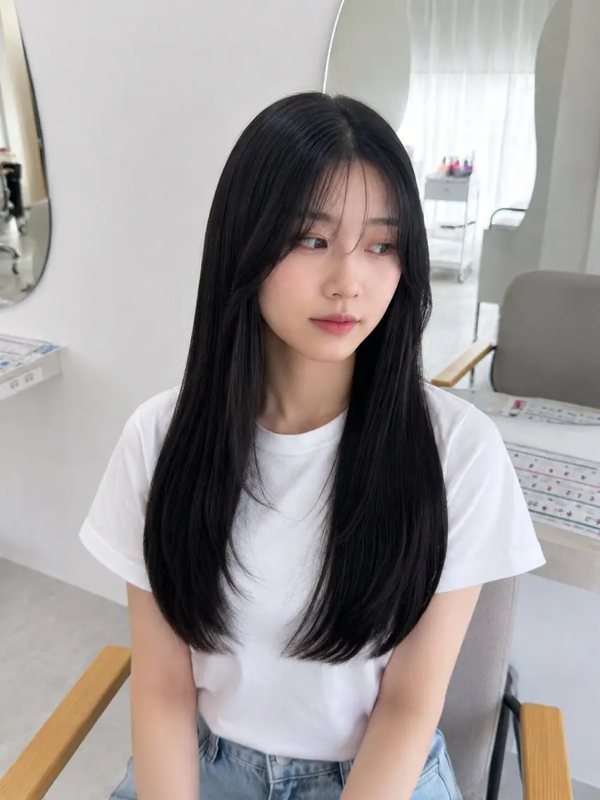 ロング カラー カット ヘアカラー トリートメント むっちー/超高濃度 水素髪質改善サロンのヘアスタイル