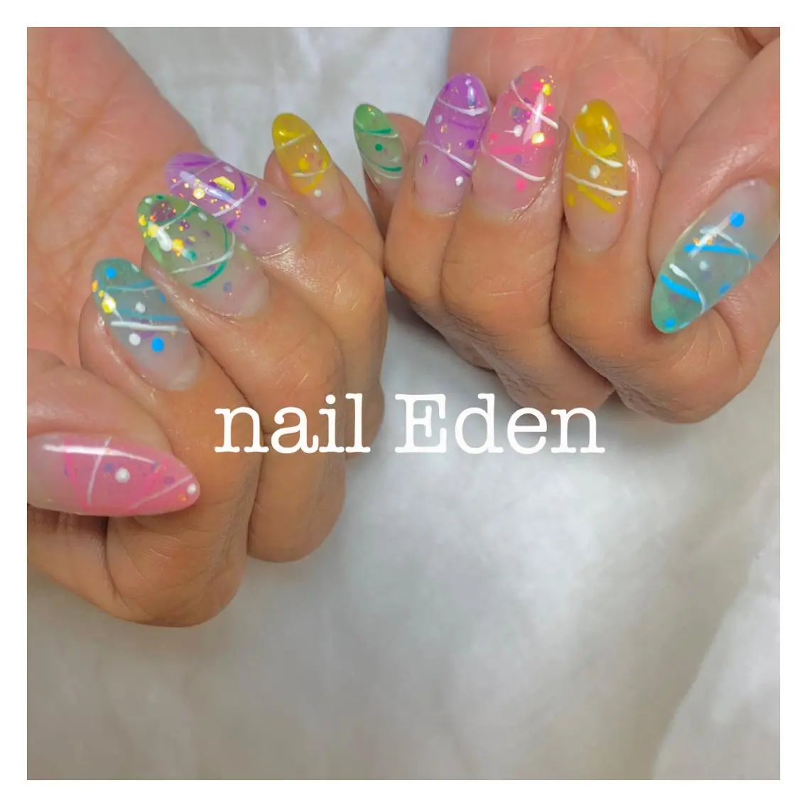 ネイル 持ち込み Eden ♾️のネイルデザイン