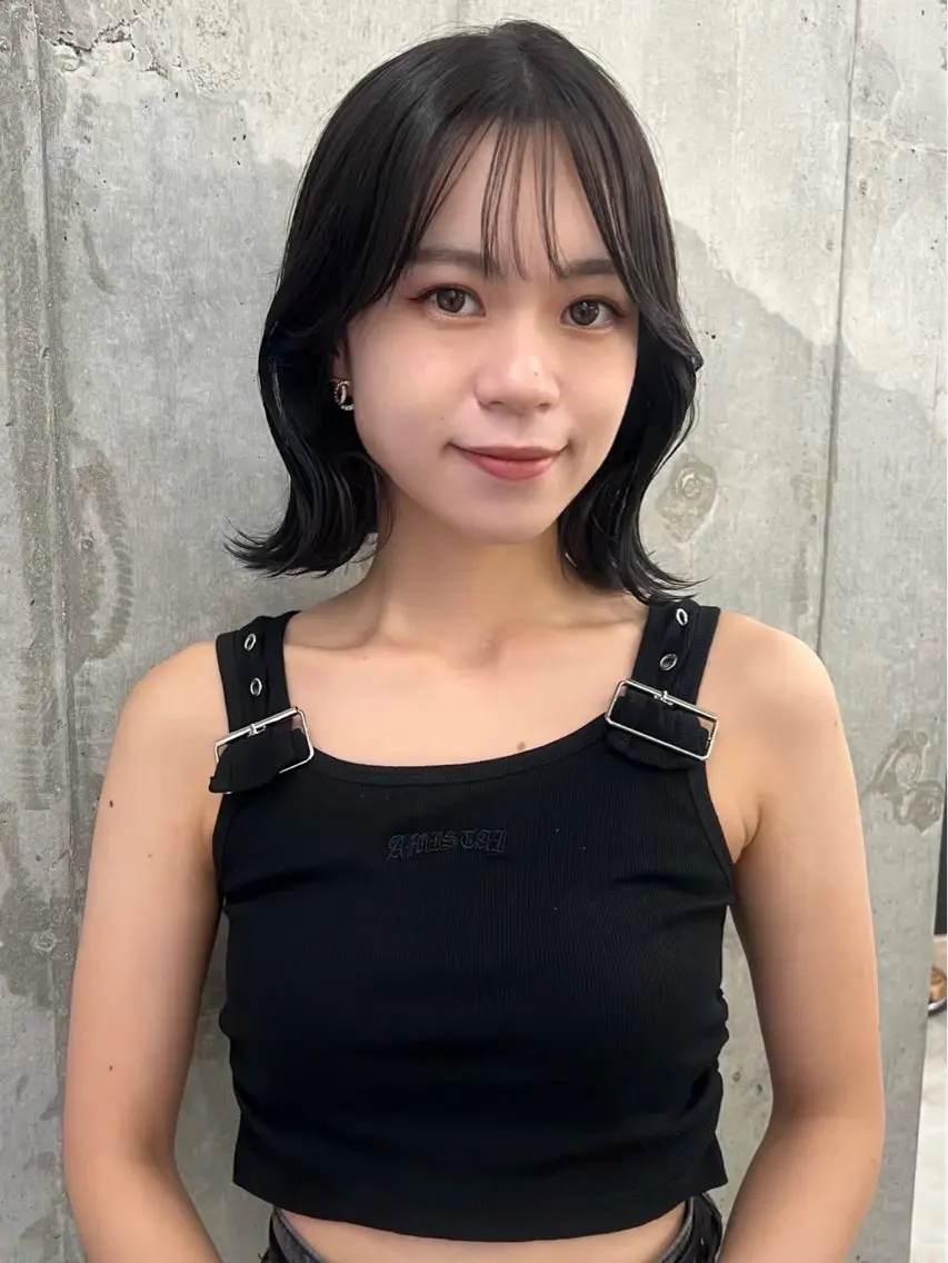 セミロング カラー ヘアカラー 山口 颯太のヘアスタイル