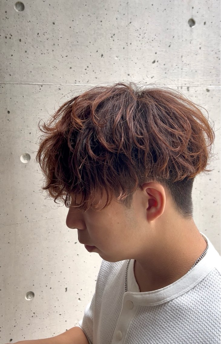 カット+シャドウパーマの写真