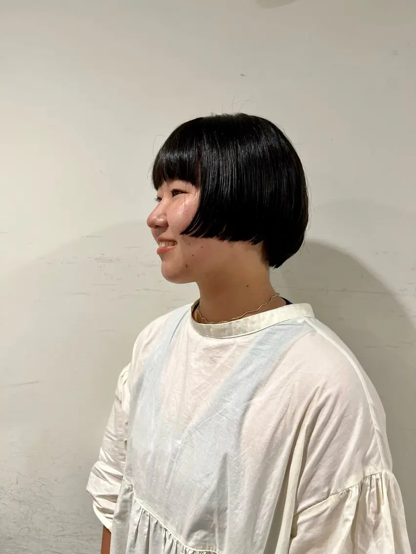 ショート ショートボブ ボブ ショートヘア 村河 冬稀のヘアスタイル