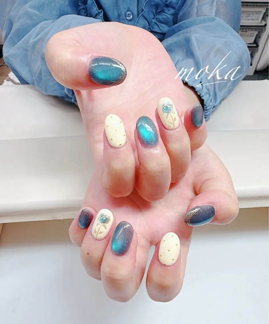 ネイル ハンドネイル ハンドケア 胡蝶蘭レディースサロ ンNailMOKAのネイルデザイン