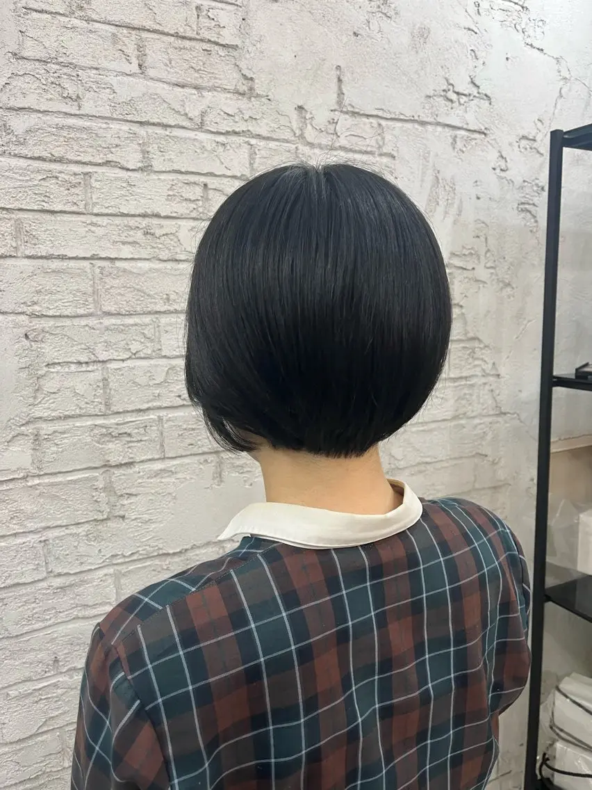 ショート 🪽髪質改善縮毛矯正 🤍MIU🤍のヘアスタイル