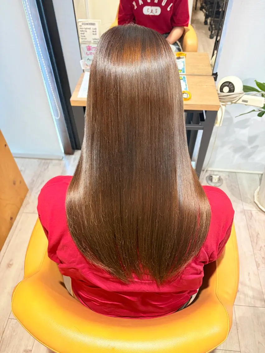 カラー 透明感カラー ヘアカラー 縮毛矯正 /カラー 🐣ありさのヘアスタイル