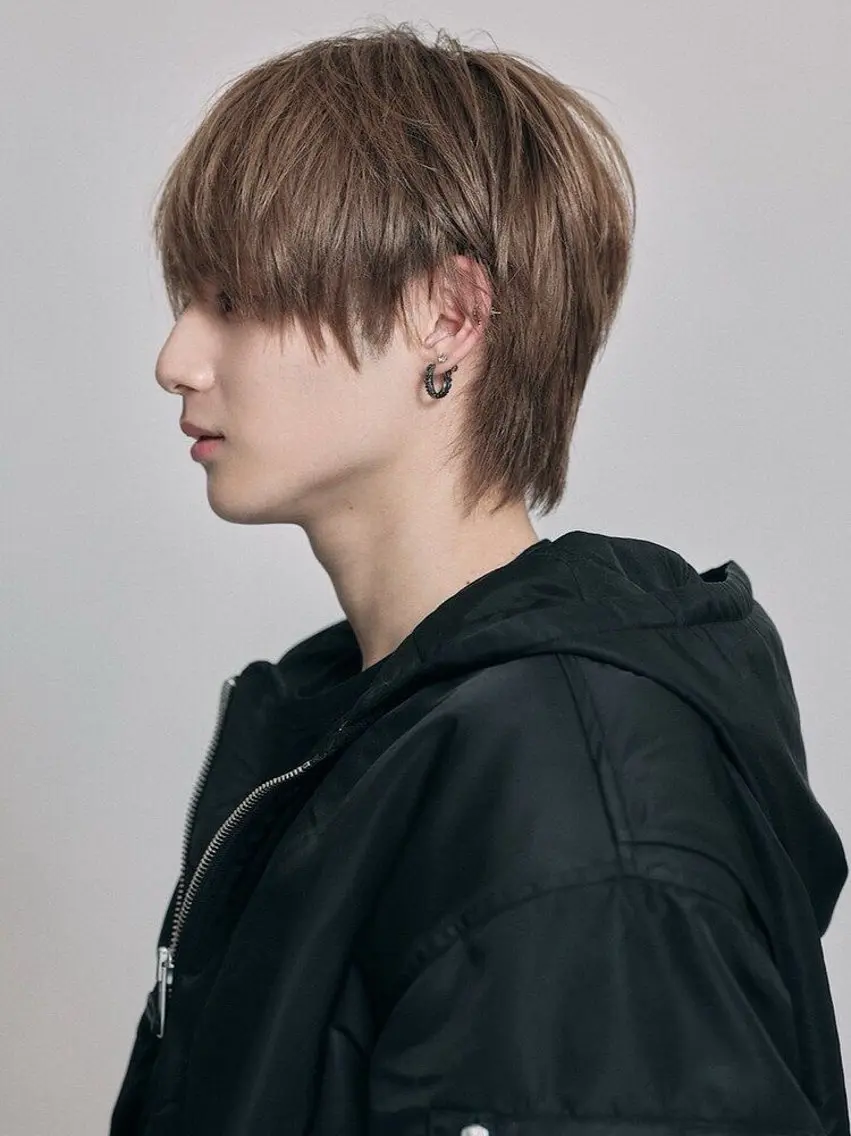 【無料⛓】メンズ韓国風マッシュカット🚹✂️(襟足あり)の写真