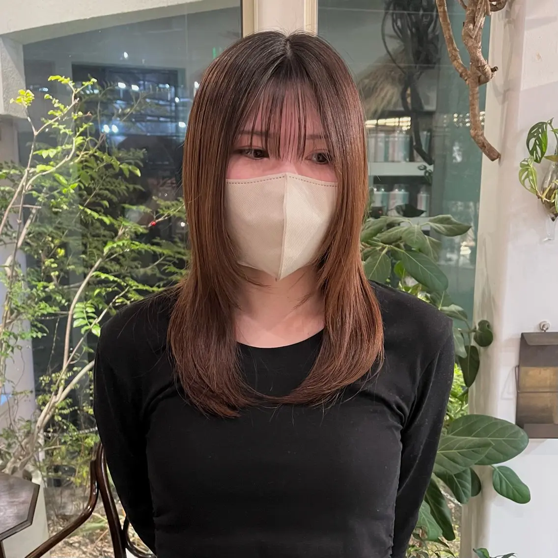 ロング 高原 優のヘアスタイル