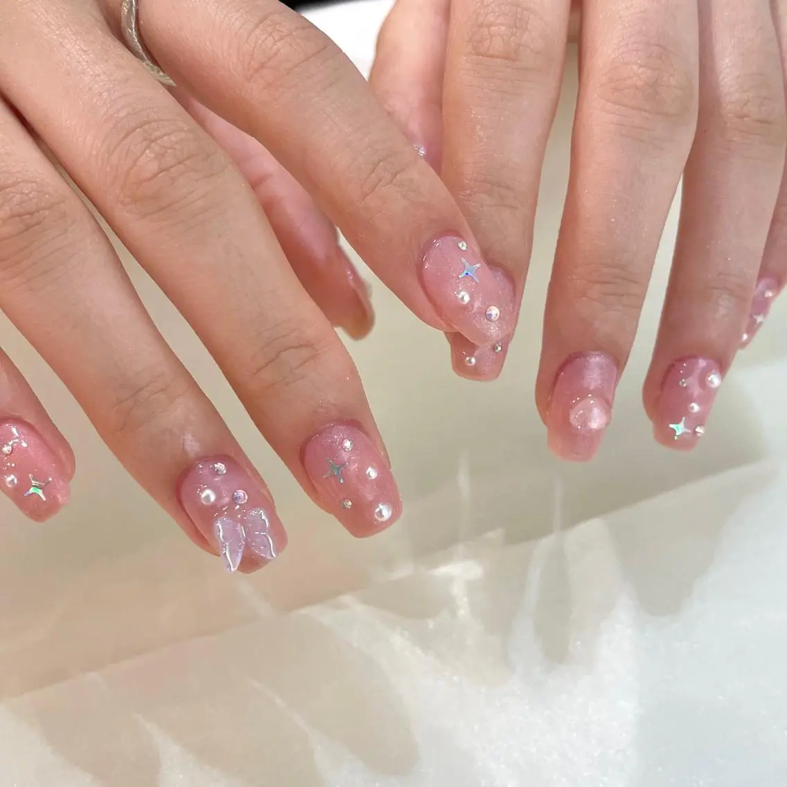 ネイル ハンドネイル 新井 ひなののネイルデザイン