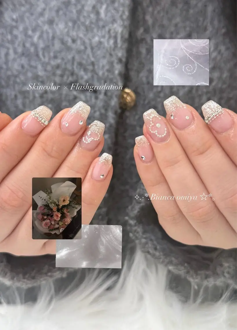 ネイル ハンドネイル 🎀Silk by Bianca陽菜果のネイルデザイン