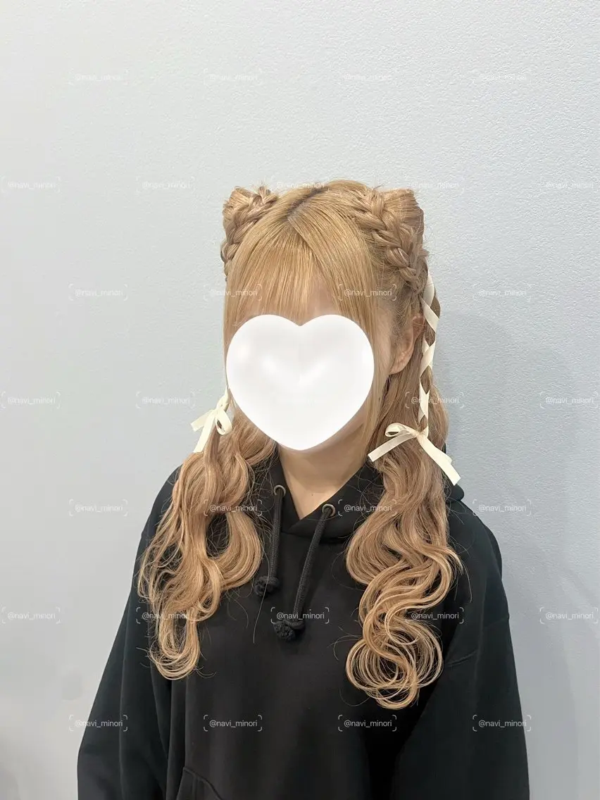 セミロング ヘアアレンジ Hairset minoriのヘアスタイル