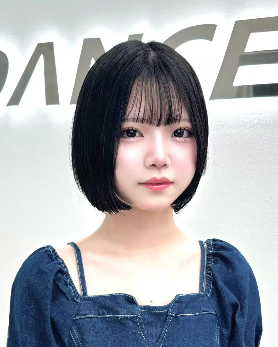 ショート カラー ヘアアレンジ カット ヘアカラー トリートメント ヘッドスパ ヘアセット 縮毛矯正🤍 ボブ/ HIKARIのヘアスタイル