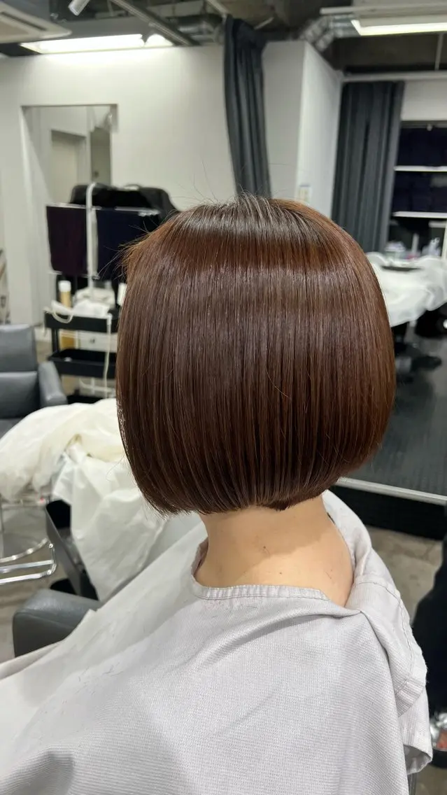 ショート ボブ 仲川 礼のヘアスタイル