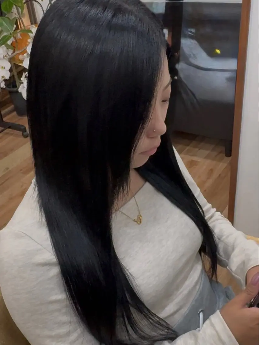ヘアカラー エクステ hairs 897のヘアスタイル