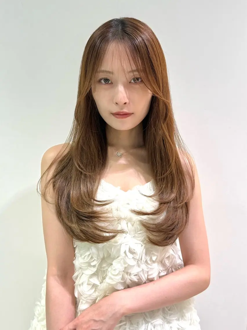 ロング 松本 瑚心のヘアスタイル