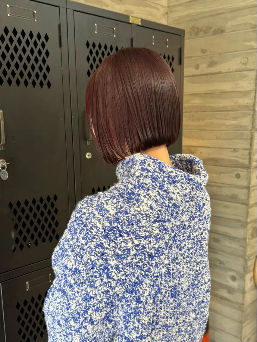 ショート カラー カット ヘアカラー 色落ち綺麗透明感カラ /ボブ/ナカツヒカルのヘアスタイル