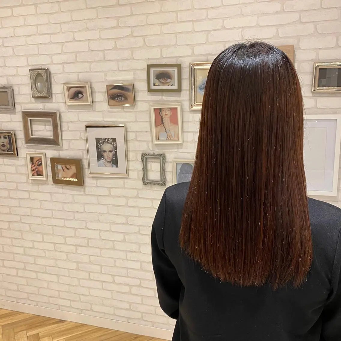 ロング 尾崎 優也のヘアスタイル