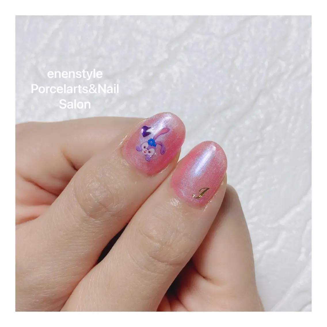 ミディアム ネイル ハンドネイル 🐾enen style 🐾のネイルデザイン