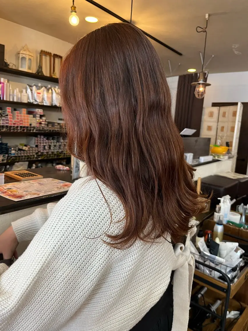 セミロング 立野 希沙のヘアスタイル