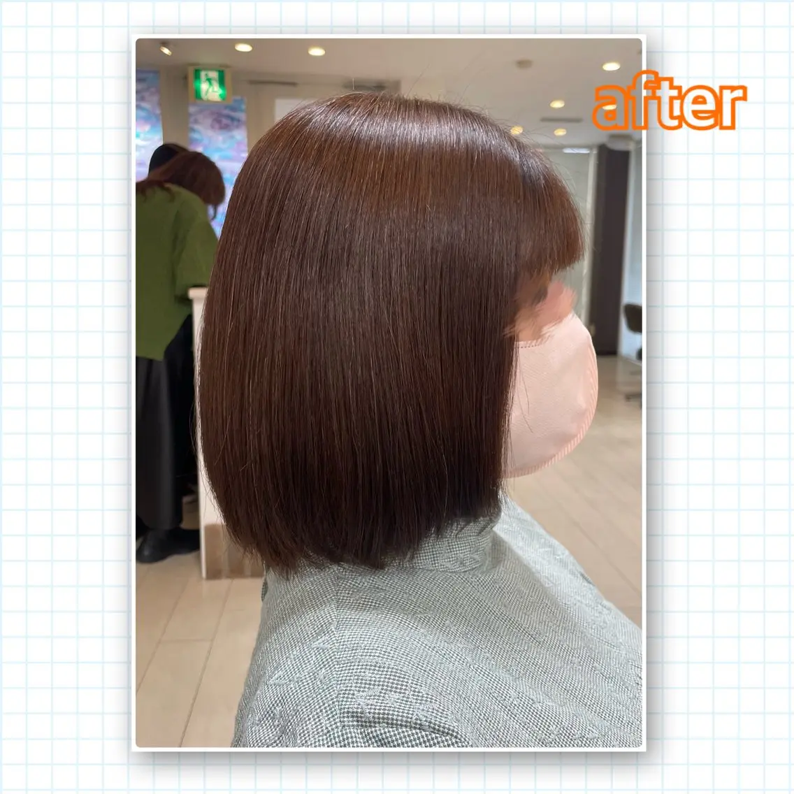 ミディアム カット アミーベル🧸🧡 本店✂️しおりのヘアスタイル