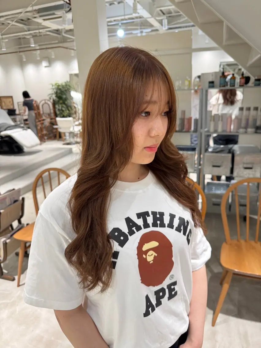 カラー 本田 実可子のヘアスタイル