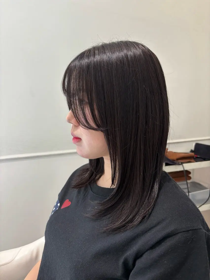 セミロング カラー カット ヘアカラー きづな 🌷のヘアスタイル