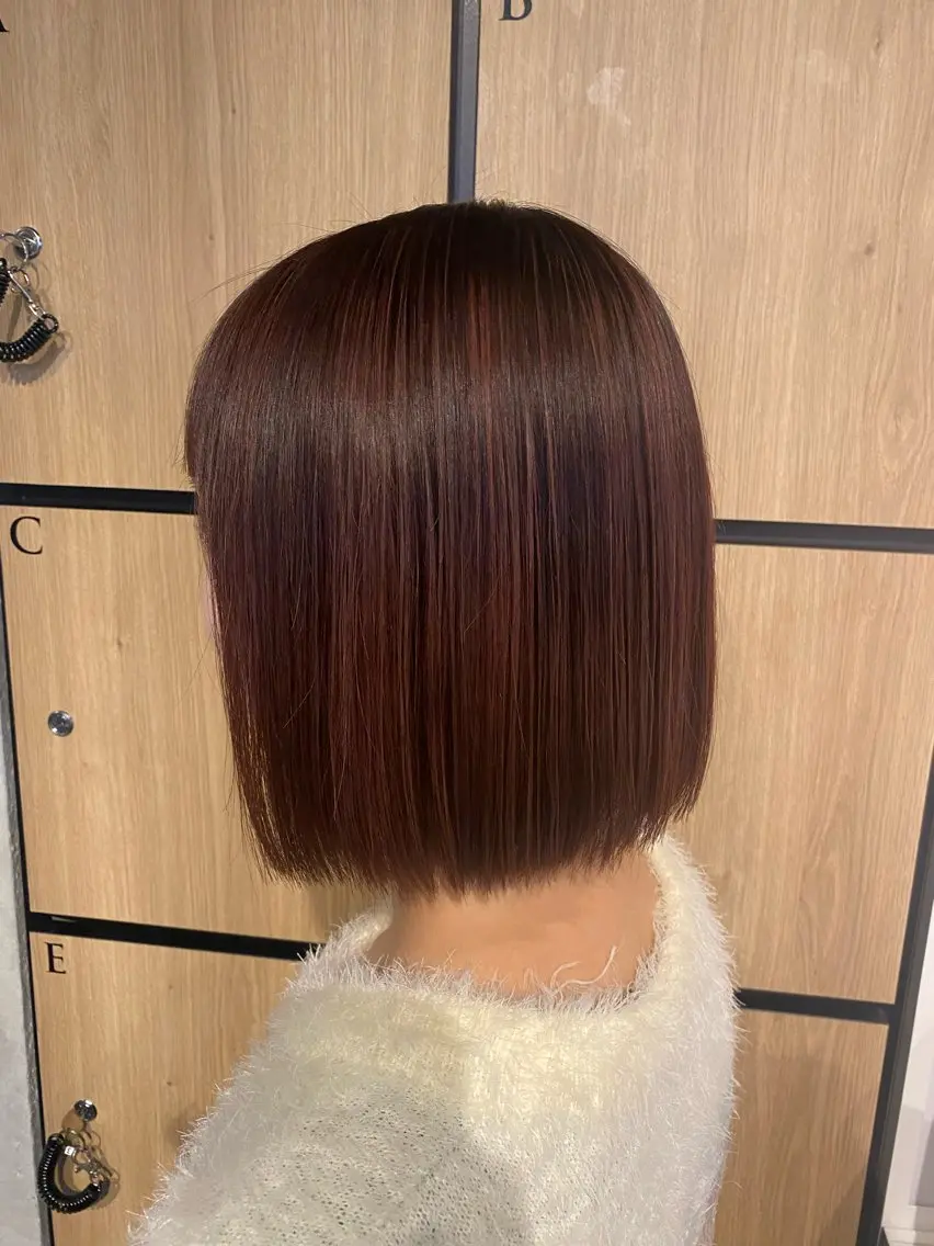 ショート カット 縮毛矯正 髪質改善サロン 梅田/ヨナミネのヘアスタイル